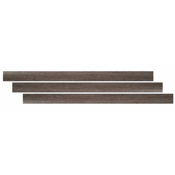 Ackland 0.27 in. T x 94 in. L x 1.77 in. W Eastern Ash Luxury Vinyl Flooring Trim T Molding Large AKVTVEAAS-TL - main